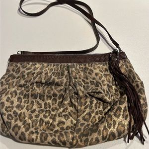 B. Makosky leather leopard crossbody purse  Cute!